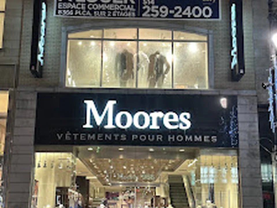 Moores Vêtements pour hommes, Montréal