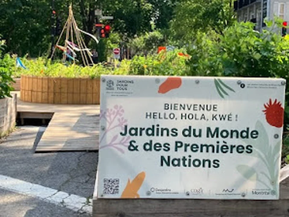 Jardins du Monde & des 1eres nations - Les Jardins collectifs de Milton Parc, Montréal
