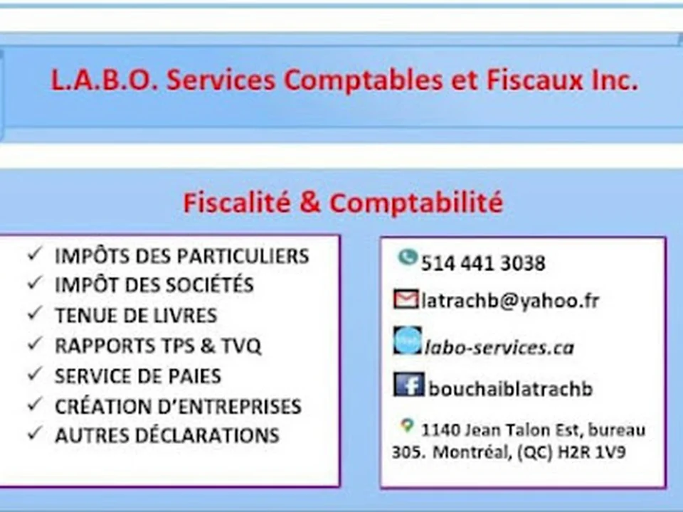 L.A.B.O. Services Comptables et Fiscaux Inc., Montréal